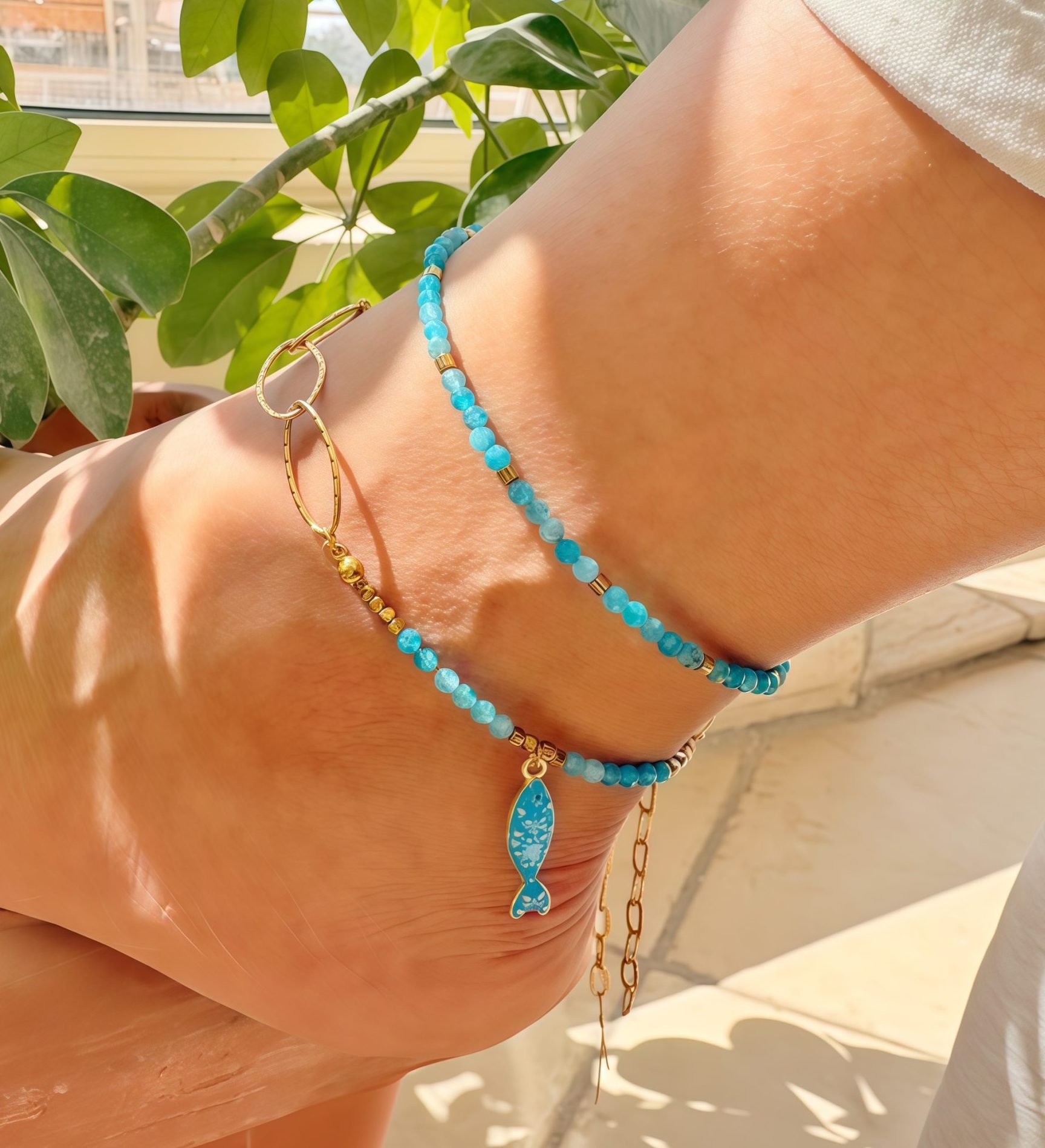 Apatite Anklet