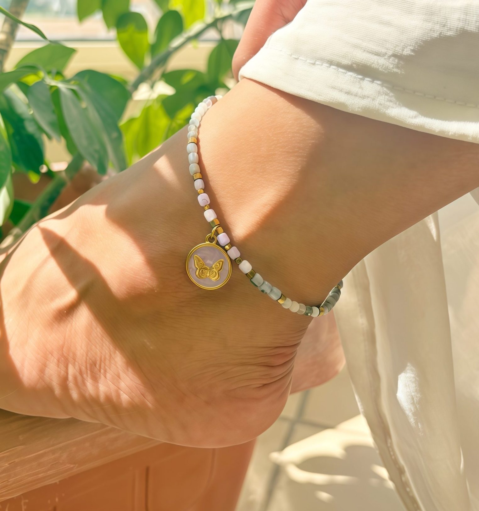 Lavanda Anklet